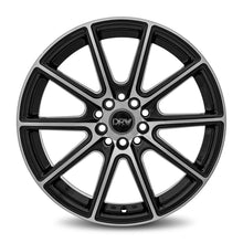 DRW | Gloss Black Machine Face | 18x8 | 5x100/114.3 | +40mm | CB73.1