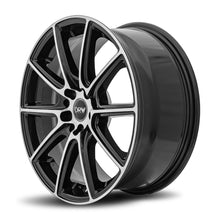 DRW | Gloss Black Machine Face | 18x8 | 5x100/114.3 | +40mm | CB73.1