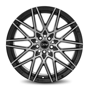 DRW | Gloss Black Machine Face | 18x8 | 5x112/114.3 | +40mm | CB73.1
