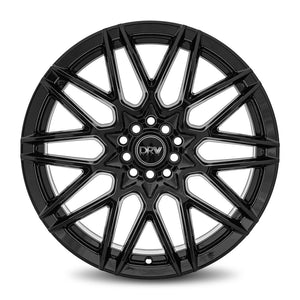 DRW | Gloss Black | 17x7 | 4x100/114.3 | +40mm | CB73.1