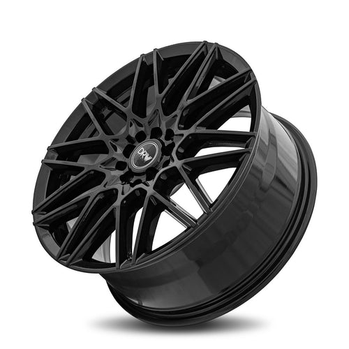 DRW | Gloss Black Machine Face | 18x8 | 5x105/114.3 | +40mm | CB73.1