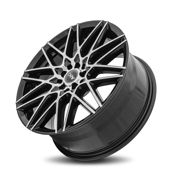 DRW | Gloss Black | 18x8 | 5x100/114.3 | +40mm | CB73.1
