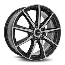 DRW | Gloss Black Machine Face | 17x7 | 4x100/114.3 | +38mm | CB73.1