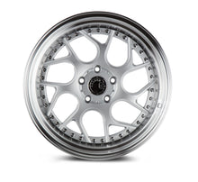 DS01 | Silver Machined Lip w/Chrome Rivets | 18x10.5 | 5x114.3 | +22mm | CB73.1