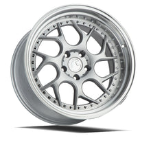 DS01 | Silver Machined Lip w/Chrome Rivets | 18x10.5 | 5x114.3 | +22mm | CB73.1