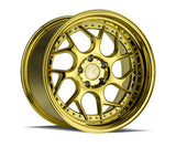 DS01 | Gold Vacuum W/ Chrome Rivets | 18x10.5 | 5x120 | +25mm | CB72.6