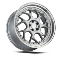 DS01 | Silver Machined Lip w/Chrome Rivets | 18x8.5 | 5x114.3 | +35mm | CB73.1