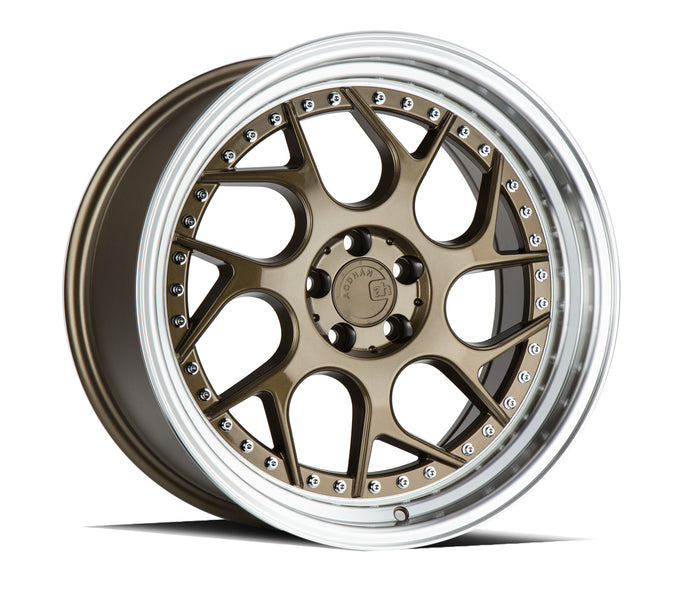 DS01 | Bronze w/Machined Lip | 18x9.5 | 5x100 | +35mm | CB73.1