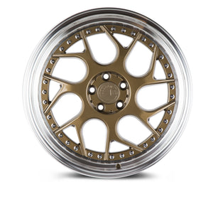 DS01 | Bronze w/Machined Lip | 18x9.5 | 5x100 | +35mm | CB73.1