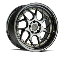 DS01 | Black Vacuum W/ Gold Rivets | 18x9.5 | 5x114.3 | +30mm | CB73.1