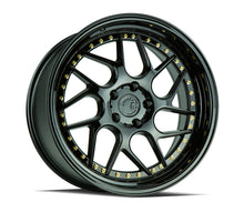 DS01 | Gloss Black W /Gold Rivets | 18x9.5 | 5x114.3 | +30mm | CB73.1