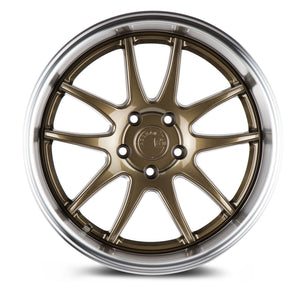 DS02 | Bronze w/Machined Lip | 18x10.5 | 5x114.3 | +15mm | CB73.1