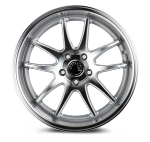 DS02 | Silver w/Machined Face | 18x10.5 | 5x114.3 | +15mm | CB73.1