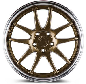 DS02 | Bronze w/Machined Lip | 18x8.5 | 5X100 | +35mm | CB73.1