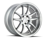 DS02 | Silver w/Machined Face | 18x9.5 | 5x114.3 | +15mm | CB73.1