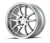 DS02 | Silver w/Machined Face | 18x9.5 | 5x114.3 | +15mm | CB73.1