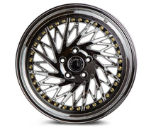 DS03 | Vacuum Chrome w/Gold Rivets | 18x9.5 (Driver Side) | 5x100 | +35mm | CB73.1
