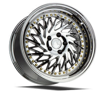 DS03 | Vacuum Chrome w/Gold Rivets | 18x9.5 (Driver Side) | 5x100 | +35mm | CB73.1