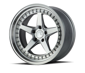DS05 | Silver w/Machined Face | 18x8.5 | 5x114.3 | +35mm | CB73.1