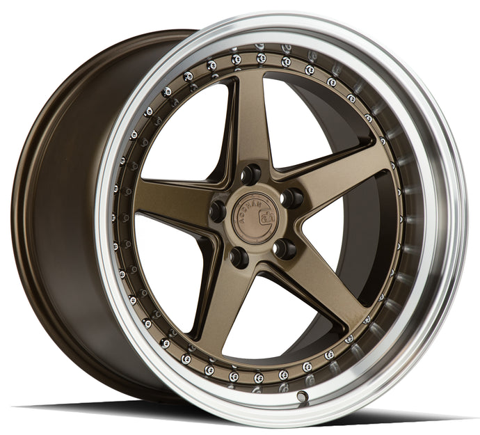 DS05 | Bronze w/Machined Lip | 19x11 | 5x114.3 | +15mm | CB73.1