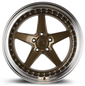 DS05 | Bronze w/Machined Lip | 19x11 | 5x114.3 | +15mm | CB73.1