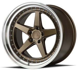 DS05 | Bronze w/Machined Lip | 19x11 | 5x114.3 | +15mm | CB73.1