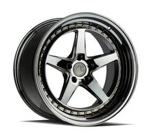 DS05 | Black Vacuum W /Gold Rivets | 19x11 | 5x114.3 | +15mm | CB73.1