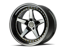 DS05 | Black Vacuum W /Gold Rivets | 19x11 | 5x114.3 | +15mm | CB73.1