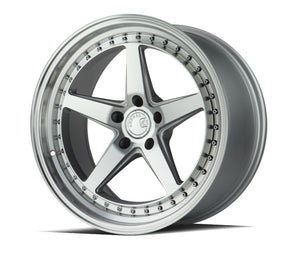 DS05 | Silver w/Machined Face | 19x9.5 | 5x114.3 | +22mm | CB73.1
