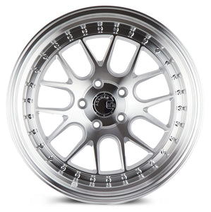 DS06 | Silver w/Machined Face | 18x10.5 | 5x114.3 | +22mm | CB73.1