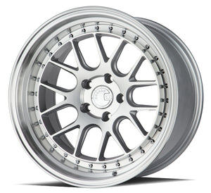 DS06 | Silver w/Machined Face | 18x10.5 | 5x114.3 | +22mm | CB73.1