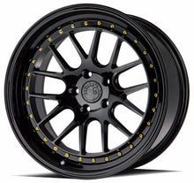 DS06 | Gloss Black W /Gold Rivets | 19x9.5 | 5x114.3 | +15mm | CB73.1