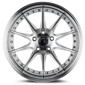DS07 | Silver w/Machined Face | 18x10.5 | 5x114.3 | +22mm | CB73.1
