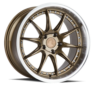 DS07 | Bronze w/Machined Lip | 18x9.5 | 5x114.3 | +15mm | CB73.1