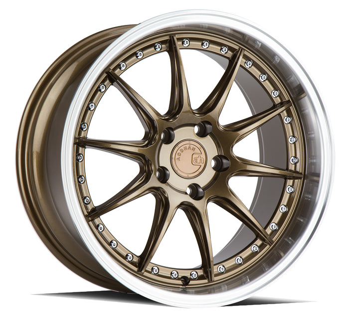 DS07 | Bronze w/Machined Lip | 18x9.5 | 5x114.3 | +15mm | CB73.1