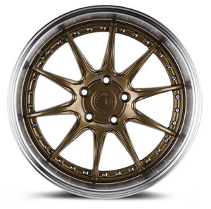 DS07 | Bronze w/Machined Lip | 18x9.5 | 5x114.3 | +15mm | CB73.1