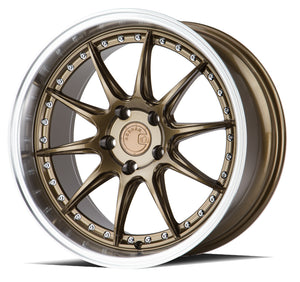 DS07 | Bronze w/Machined Lip | 18x9.5 | 5x114.3 | +15mm | CB73.1