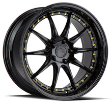DS07 | Gloss Black W /Gold Rivets | 18x9.5 | 5x114.3 | +30mm | CB73.1