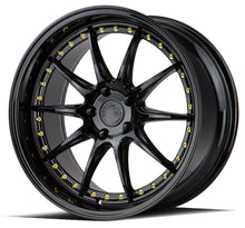 DS07 | Gloss Black W /Gold Rivets | 18x9.5 | 5x114.3 | +30mm | CB73.1
