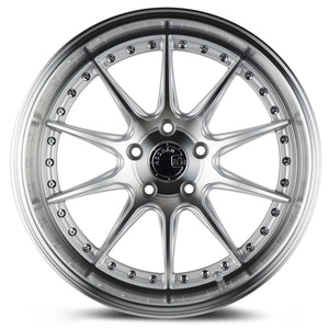 DS07 | Silver w/Machined Face | 18x9.5 | 5x114.3 | +15mm | CB73.1
