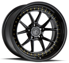 DS08 | Gloss Black W /Gold Rivets | 18x10.5 | 5x114.3 | +15mm | CB73.1