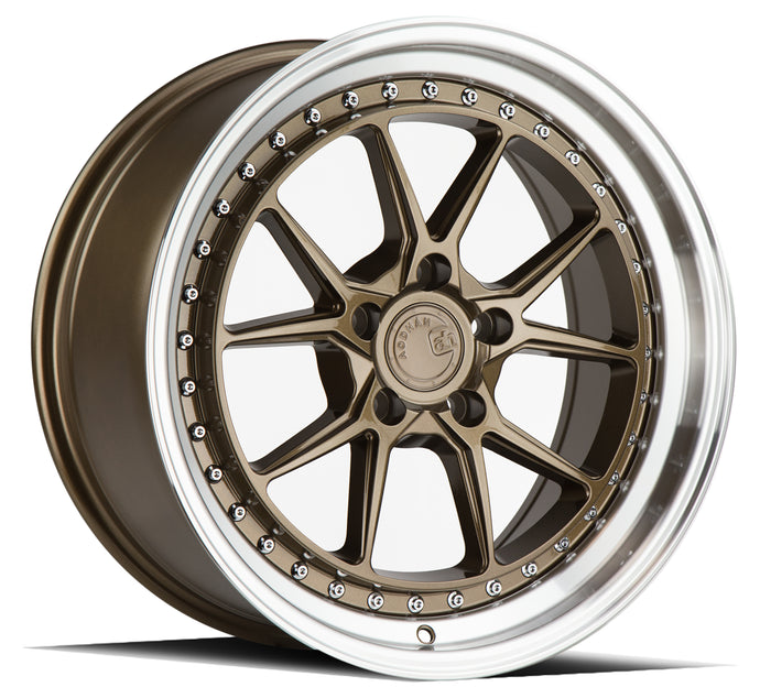 DS08 | Bronze w/Machined Lip | 18x9.5 | 5x114.3 | +22mm | CB73.1
