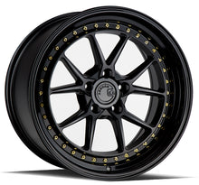 DS08 | Gloss Black W /Gold Rivets | 18x9.5 | 5x114.3 | +30mm | CB73.1