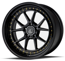 DS08 | Gloss Black W /Gold Rivets | 18x9.5 | 5x114.3 | +15mm | CB73.1