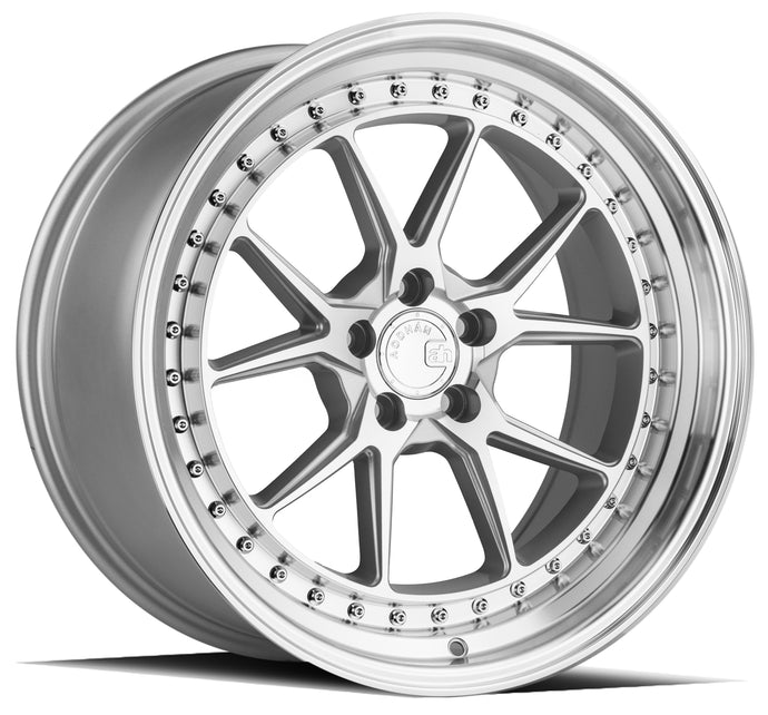 DS08 | Silver w/Machined Face | 18x9.5 | 5x114.3 | +30mm | CB73.1