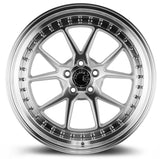DS08 | Silver w/Machined Face | 18x9.5 | 5x100 | +35mm | CB73.1