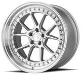 DS08 | Silver w/Machined Face | 18x9.5 | 5x100 | +35mm | CB73.1