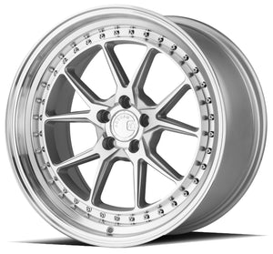 DS08 | Silver w/Machined Face | 18x9.5 | 5x114.3 | +30mm | CB73.1