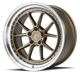 DS08 | Bronze w/Machined Lip | 19x11 | 5X114.3 | +22mm | CB73.1
