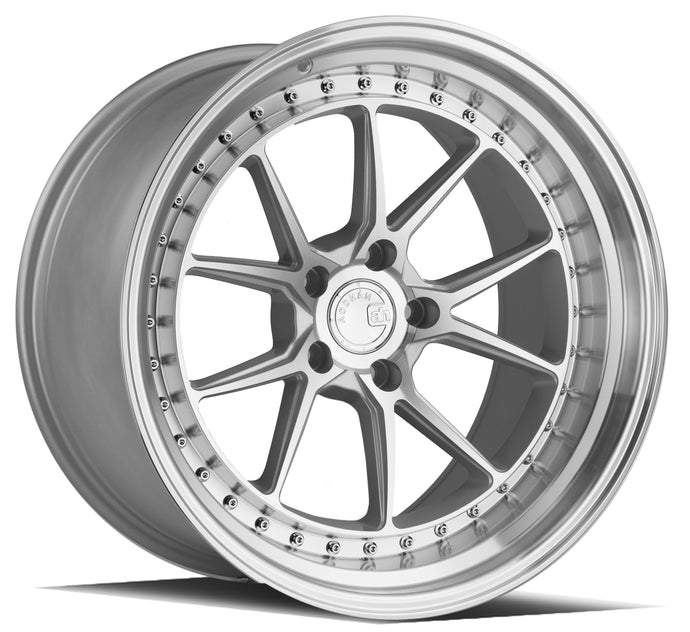 DS08 | Silver w/Machined Face | 19x11 | 5X114.3 | +22mm | CB73.1